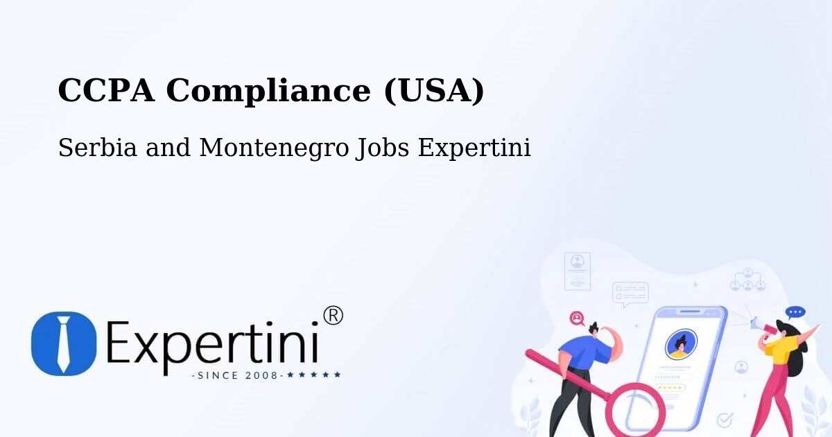 CCPA Privacy Rights & Compliance Notice – Pickering - Serbia and Montenegro Jobs Expertini